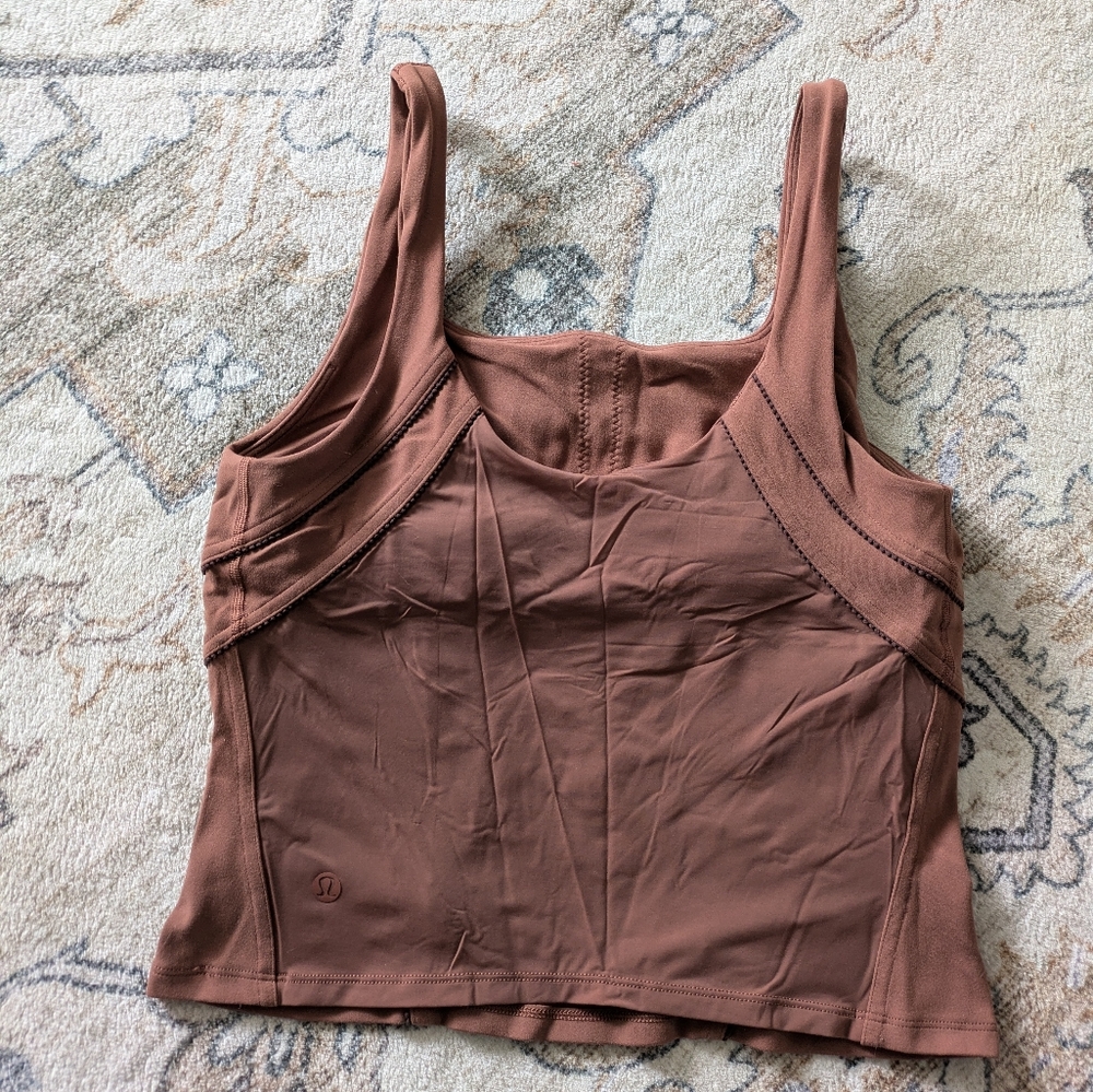Lululemon Nulu And Mesh Back Shelf Bra Tank Top - Picture 3 of 6